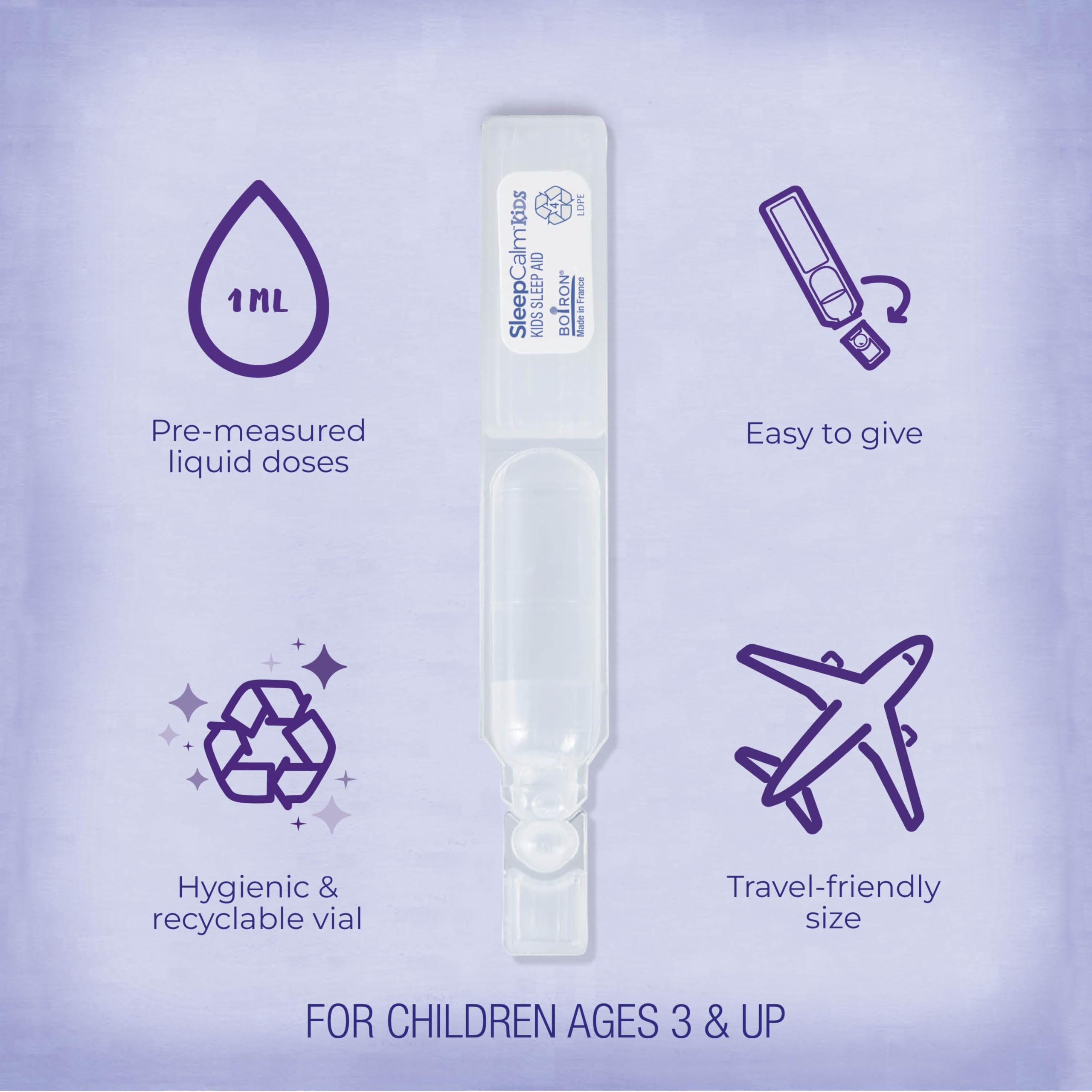 Pipette-doseuse SleepCalm méthode pratique pour les routines du soir.