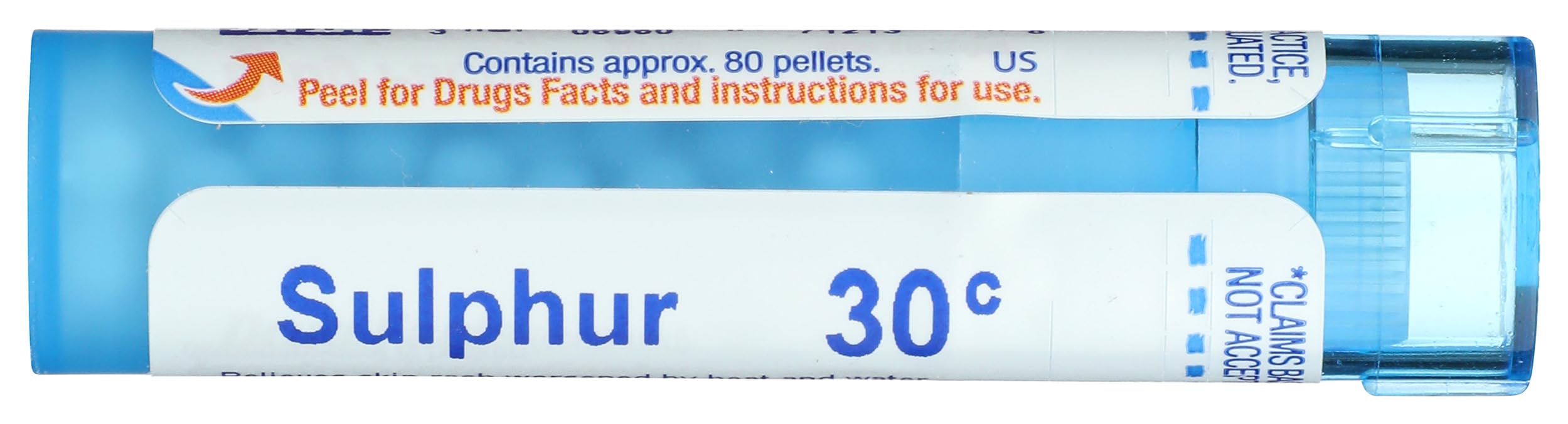 Boiron Soufre 30 C, tube compact pour soins quotidiens