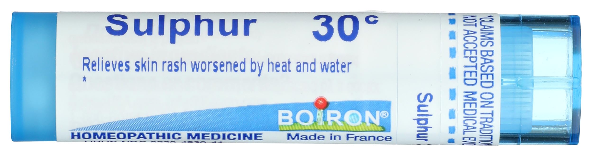 Boiron Soufre 30 C dans un tube pratique et portable