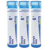 Boiron Spongia Tosta 6C : pellets qui se dissolvent rapidement, pour toux sèche.