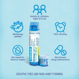 Boiron StressCalm tube-portatif : soulagement en déplacement sans eau, pratique et discret.