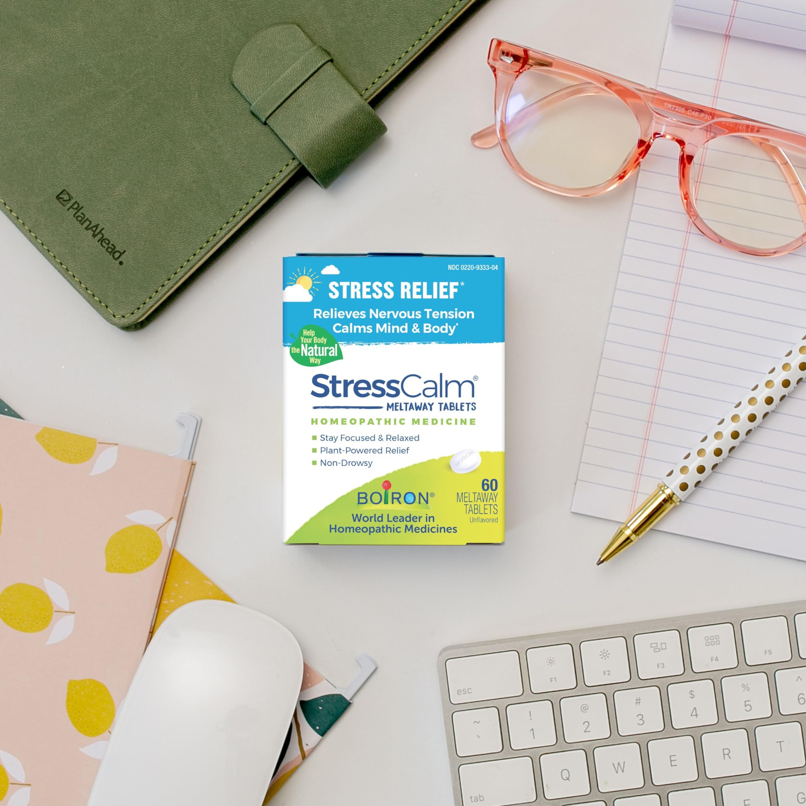 Boiron StressCalm utilisation pré-performance pour rester concentré.