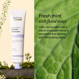 Boka dentifrice arôme menthe-poivrée et ylang-ylang—fraîcheur florale.