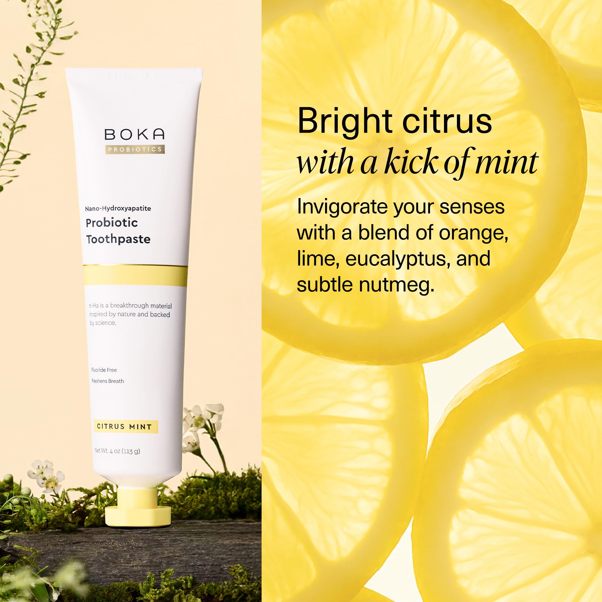 Pâte Boka: arôme citron-menthe pour une fraîcheur rafraîchissante.