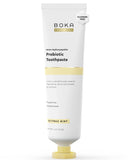 Pâte Boka: emballage visible, soin dentaire quotidien sans fluor.
