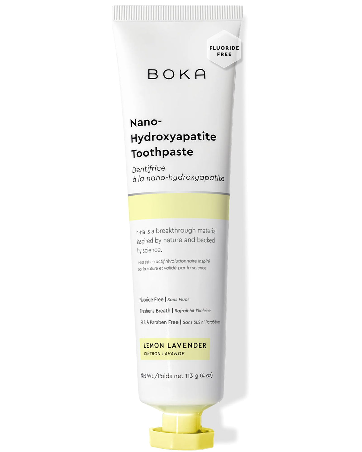 Boka dentifrice nano-hydroxyapatite, texture douce pour dents sensibles