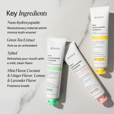 Boka sans fluor: formule sans fluorure et sans colorants artificiels.