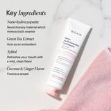 Boka dentifrice sans fluorure, étiquette claire indiquant l absence de fluorure