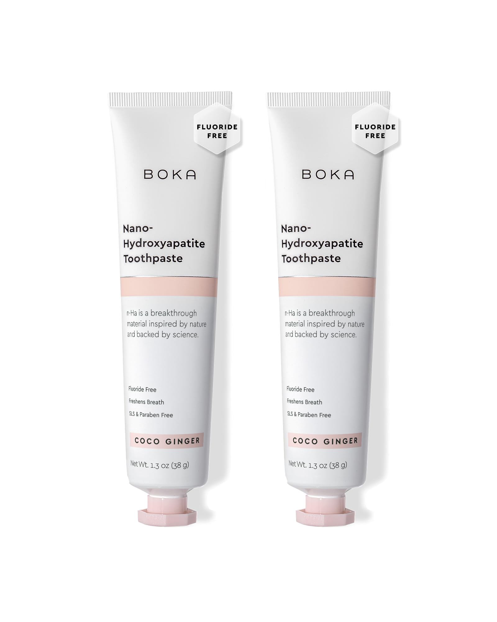 Boka dentifrice sans fluorure, tube prêt à l emploi, usage quotidien doux