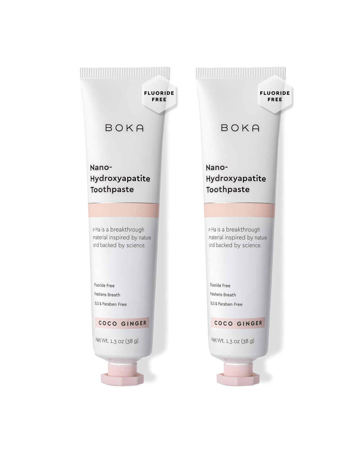 Boka dentifrice sans fluorure, tube prêt à l emploi, usage quotidien doux