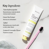 Boka dentifrice en action pour routine quotidienne en famille