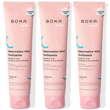 Pâte dentaire Boka Nano Hydroxyapatite Watermelon Mint emballage pratique pour les familles