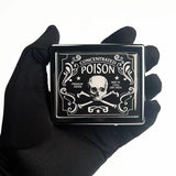 Boîte rectangulaire chrome BOKAAW, esthétique et durable au quotidien.