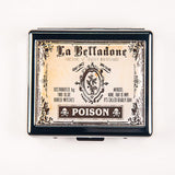 Bokaaaw Vintage Poison: boîte pilules avant, rangement élégant pour vos déplacements.
