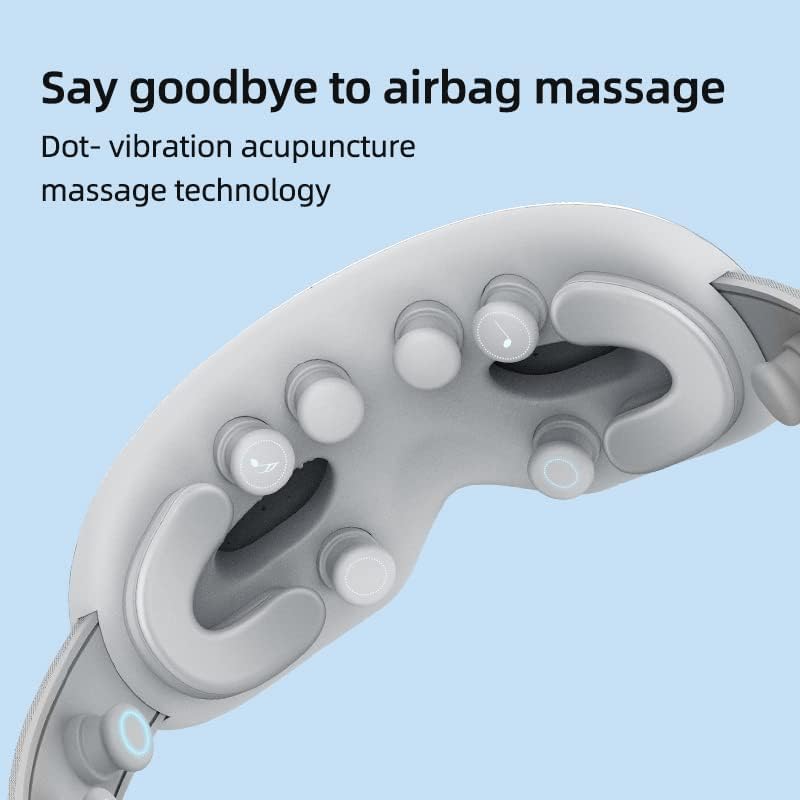 BOKOR Massageur des Yeux – musique Bluetooth intégrée pour une ambiance relaxante.