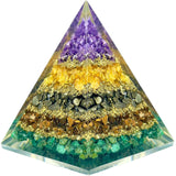 Pyramide Bombay Crystals Export avec Améthyste: calme et clarté pour méditation