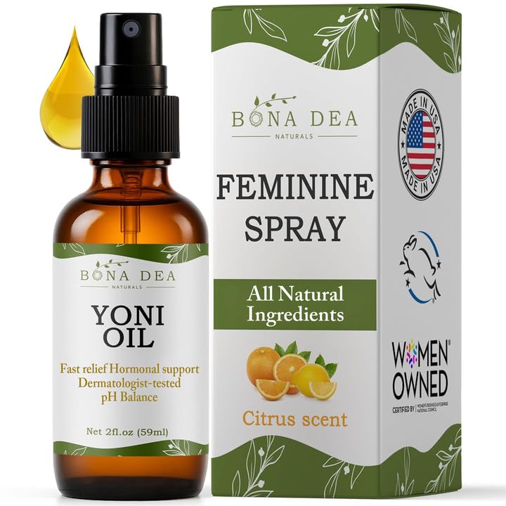 Bona Dea Naturals brume féminine en flacon, hydratation légère et fraîcheur.