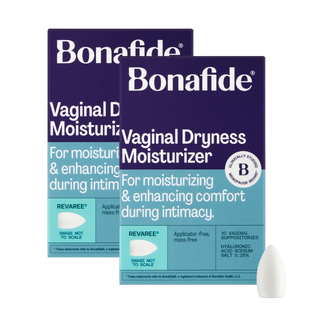 Revaree Bonafide: insert vaginal sans applicateur pour hydratation ciblée.