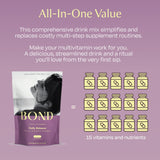 BOND Prenatal avec probiotiques 5 milliards CFU pour digestion et absorption.