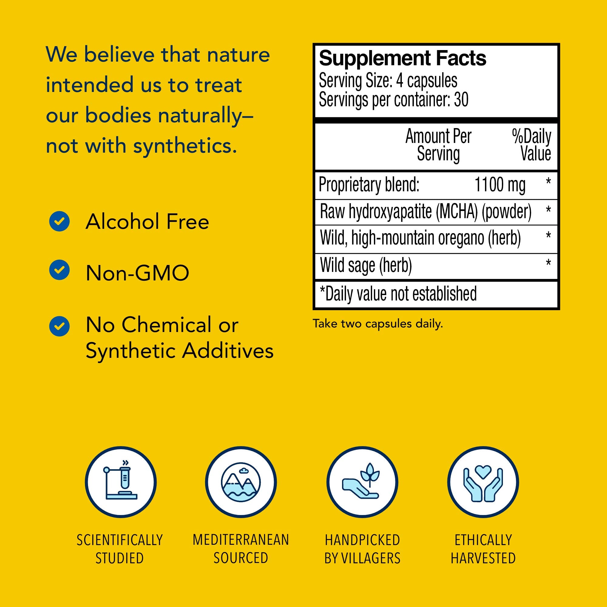 BoneActiv MCHA-hydroxyapatite : source naturelle de calcium pour les os.