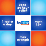 Bonine MAX voyageur prêt à l'emploi pour les trajets.