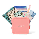 Pochette étanche et réutilisable BONKS GoGo Kit protège les articles en déplacement.