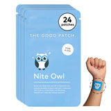 The Good Patch hibou nocturne sur le poignet, rituel du coucher et calme potentiel.