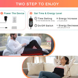 bonodave extension-ceinture thérapie lumière rouge, couverture ajustable pour le corps