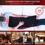 Bonodave tapis offre 5 niveaux d’intensité et une minuterie intégrée.