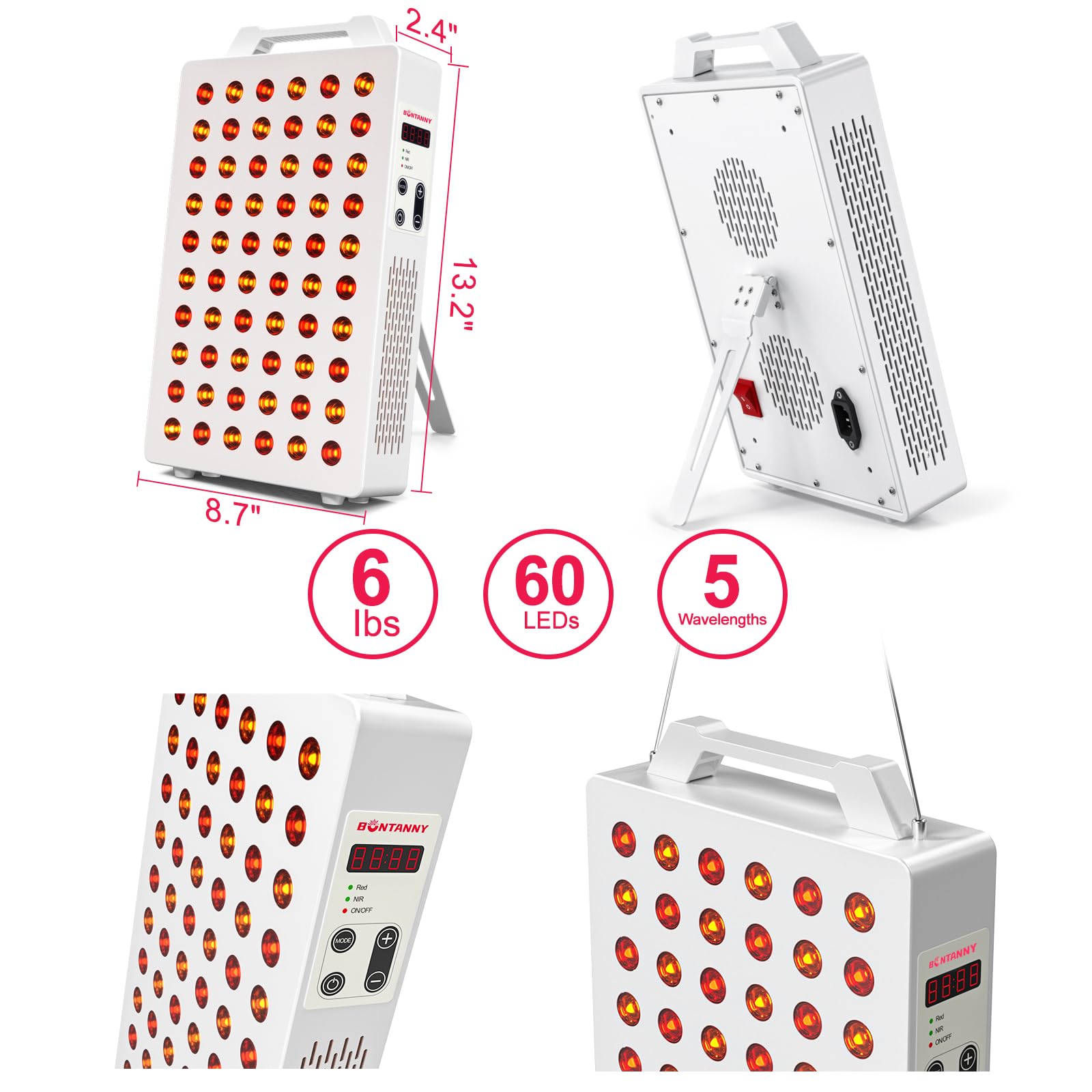 BONTANNY BO-300 télécommande intégrée pour régler les séances