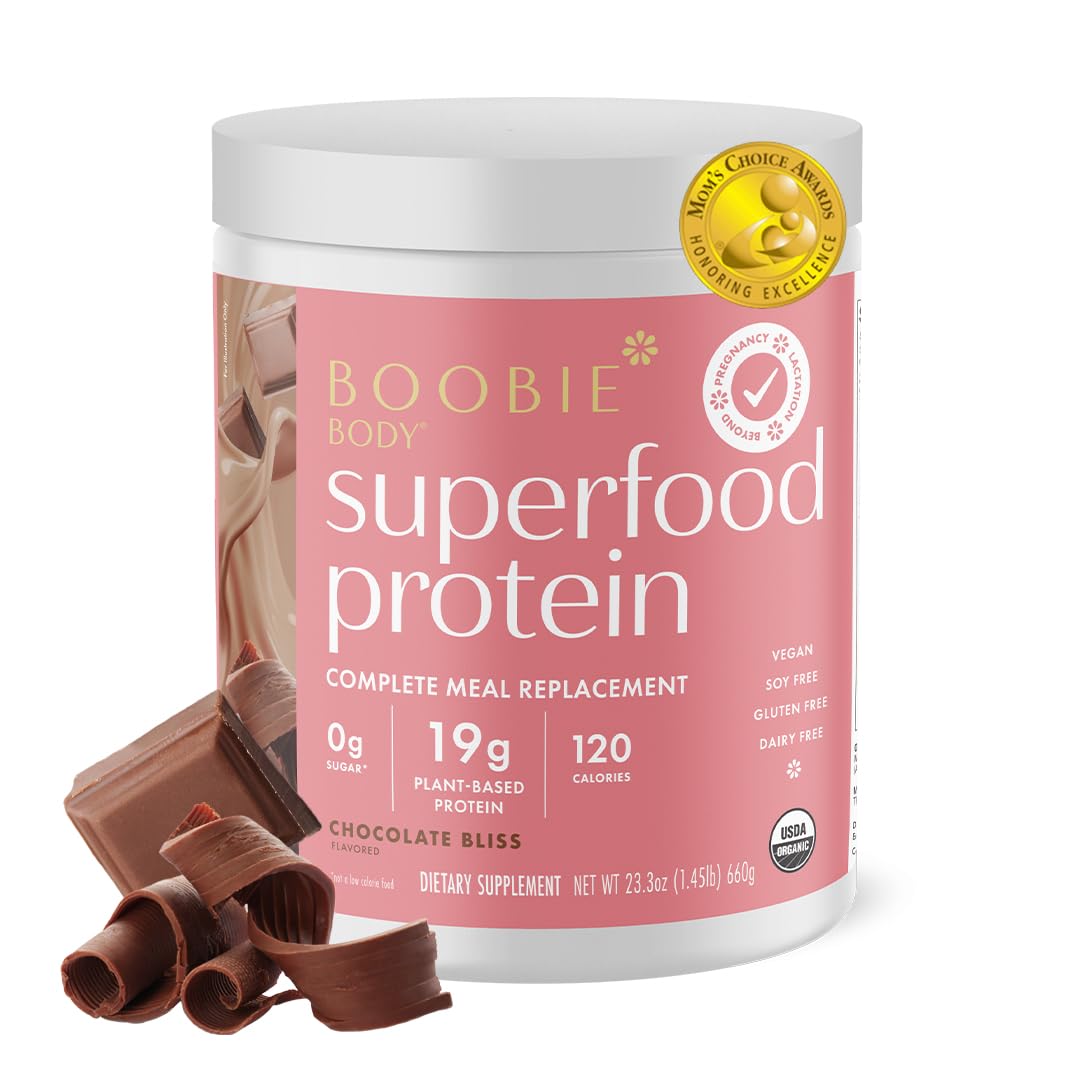 Boobie Body protéine Chocolat Délice, shake végétal nourrissant pour les mamans actives