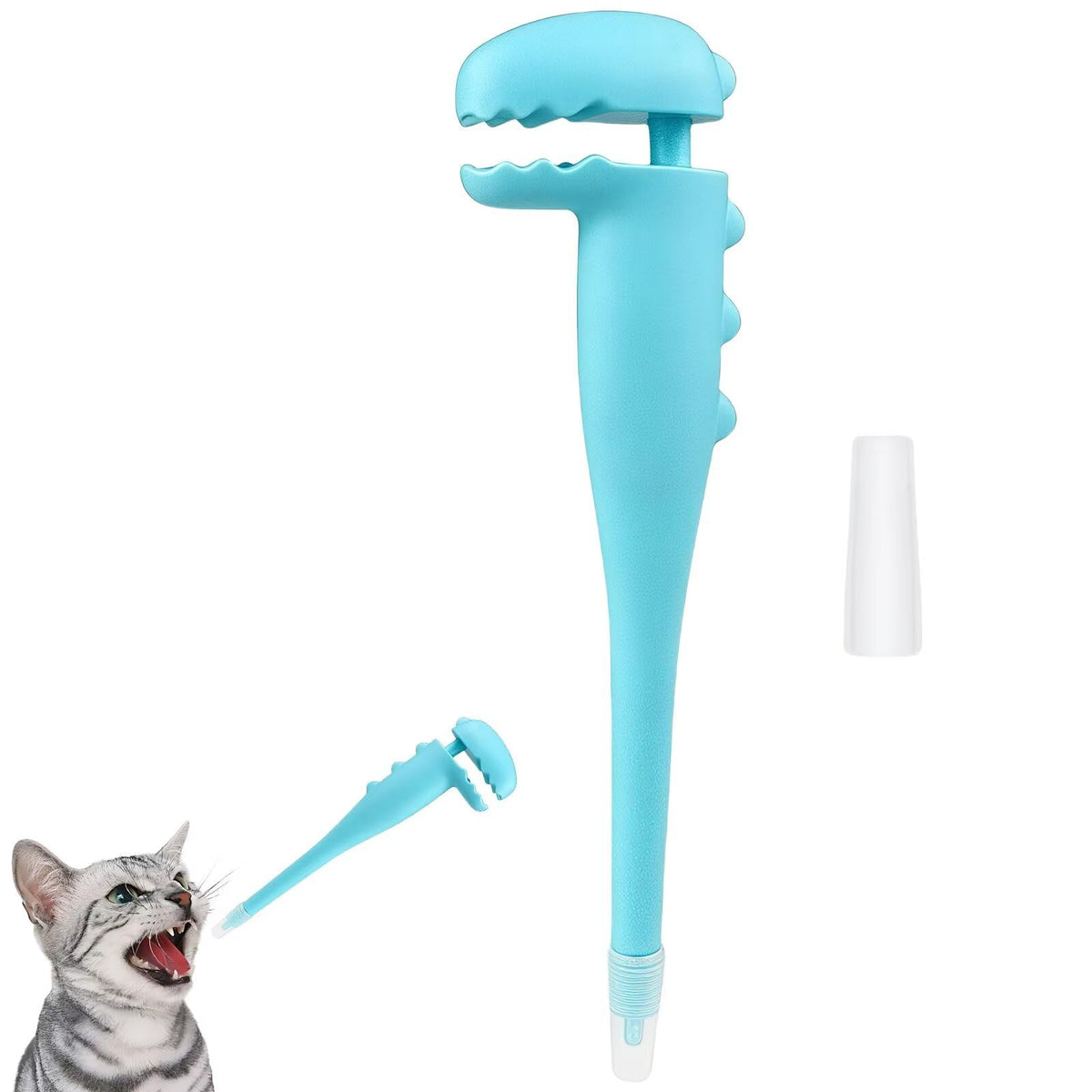 Boobysuu pistolet pilules chat chien bleu, pratique pour administrer les médicaments.