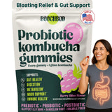 Gommes BoochBod Probiotiques-Kombucha Digestion: soutien à une digestion plus fluide.