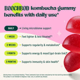 Gommes BoochBod Racine-Pissenlit-Digestion: soutien possible pour digestion régulière.