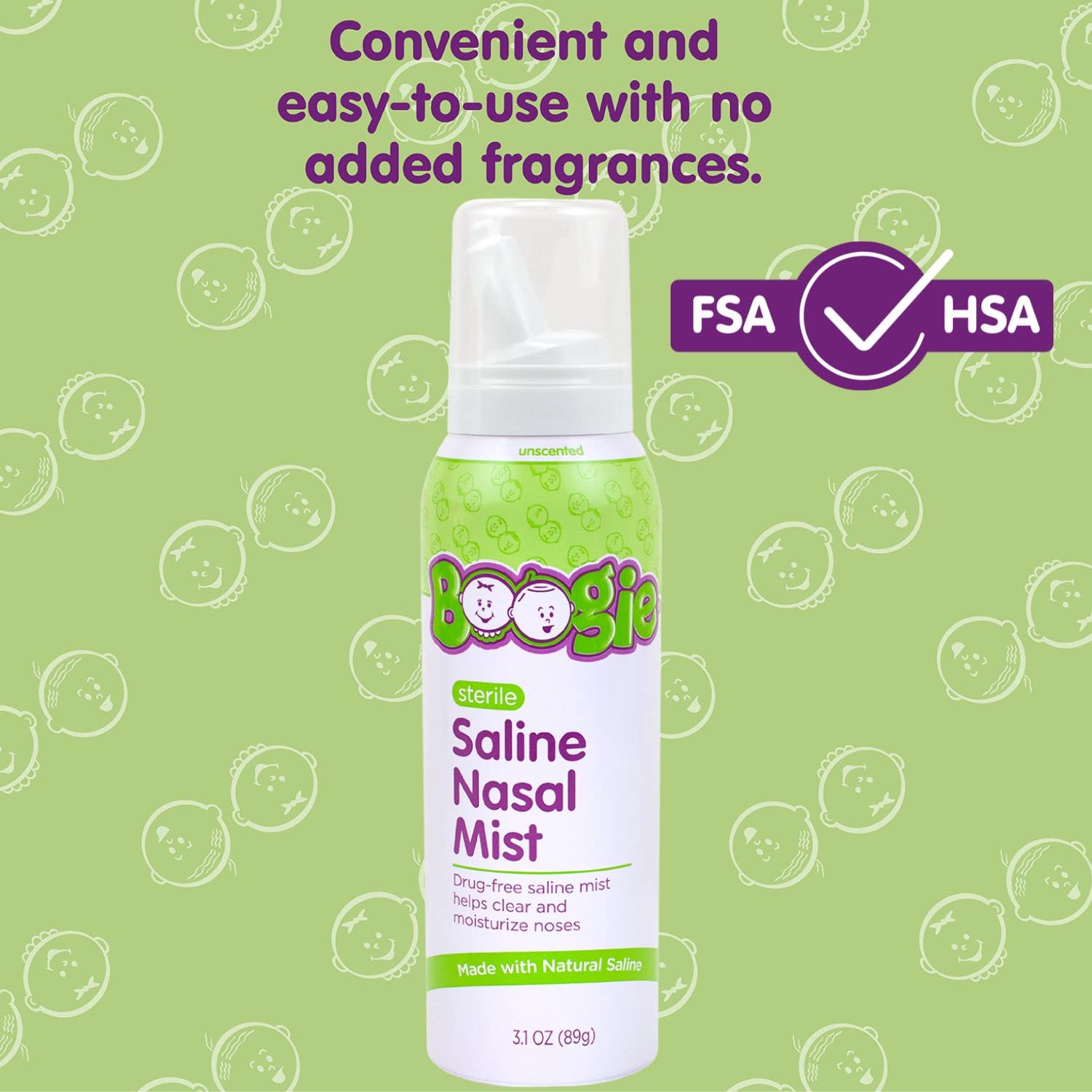Boogie Baby Spray nasal – utilisation simple à domicile.