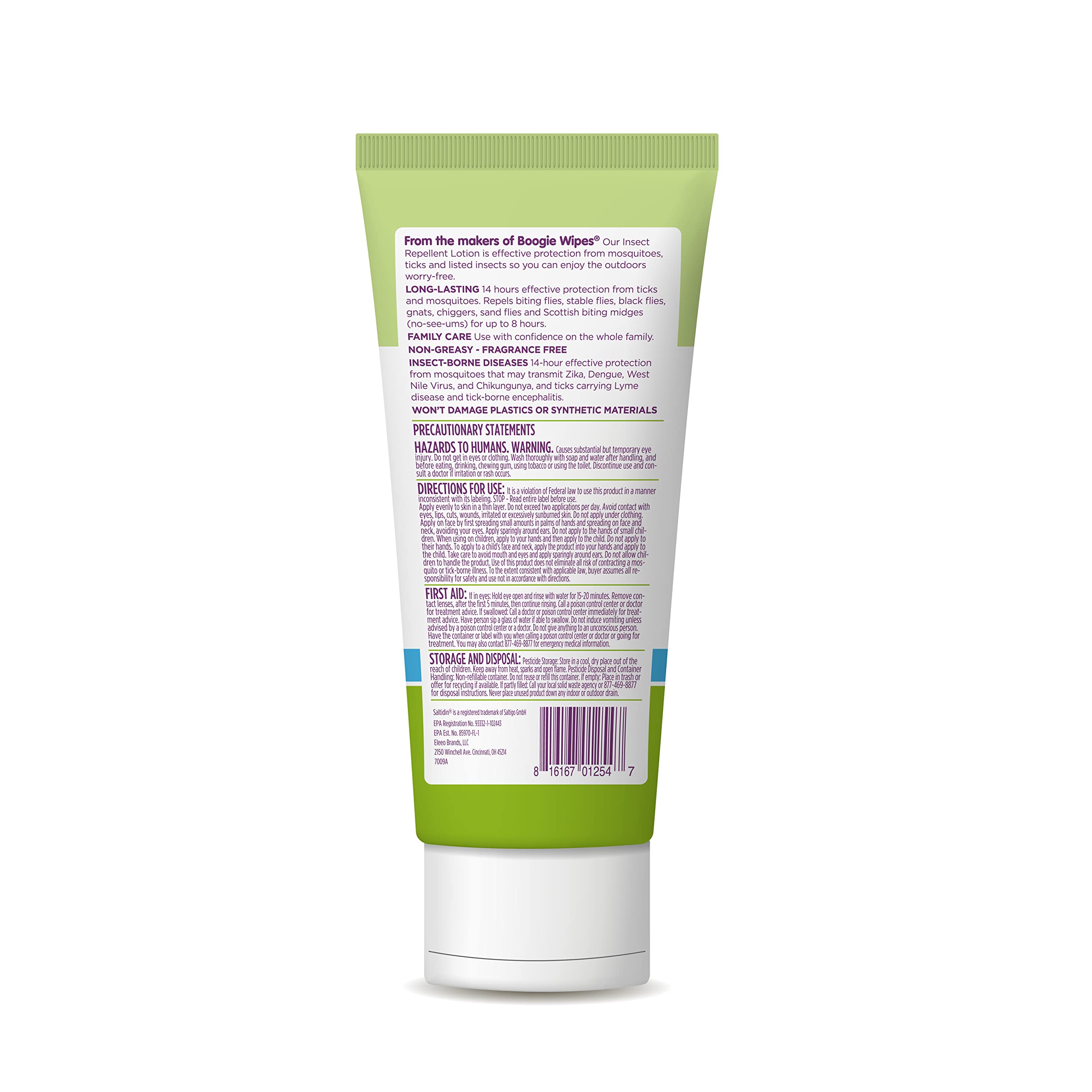 Boogie Lotion repousse les tiques pour toute la famille.