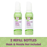 Boogie Micro-Mist : cartouches-remplissage 1,7 oz, réapprovisionnement rapide.