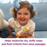 Boogie Saline Nasal - embout doux: utilisation confortable pour les enfants.