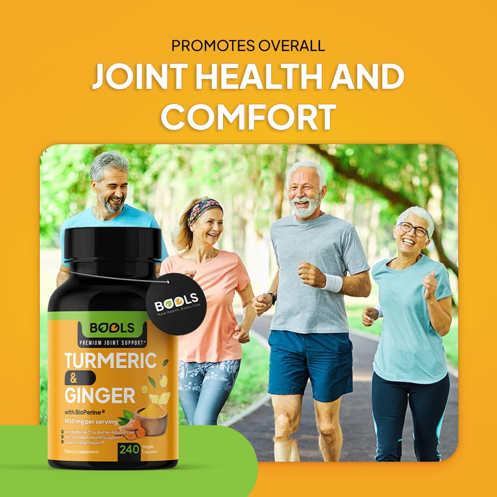 Capsules Bools curcuma-gingembre, renforçant la biodisponibilité et le confort quotidien.
