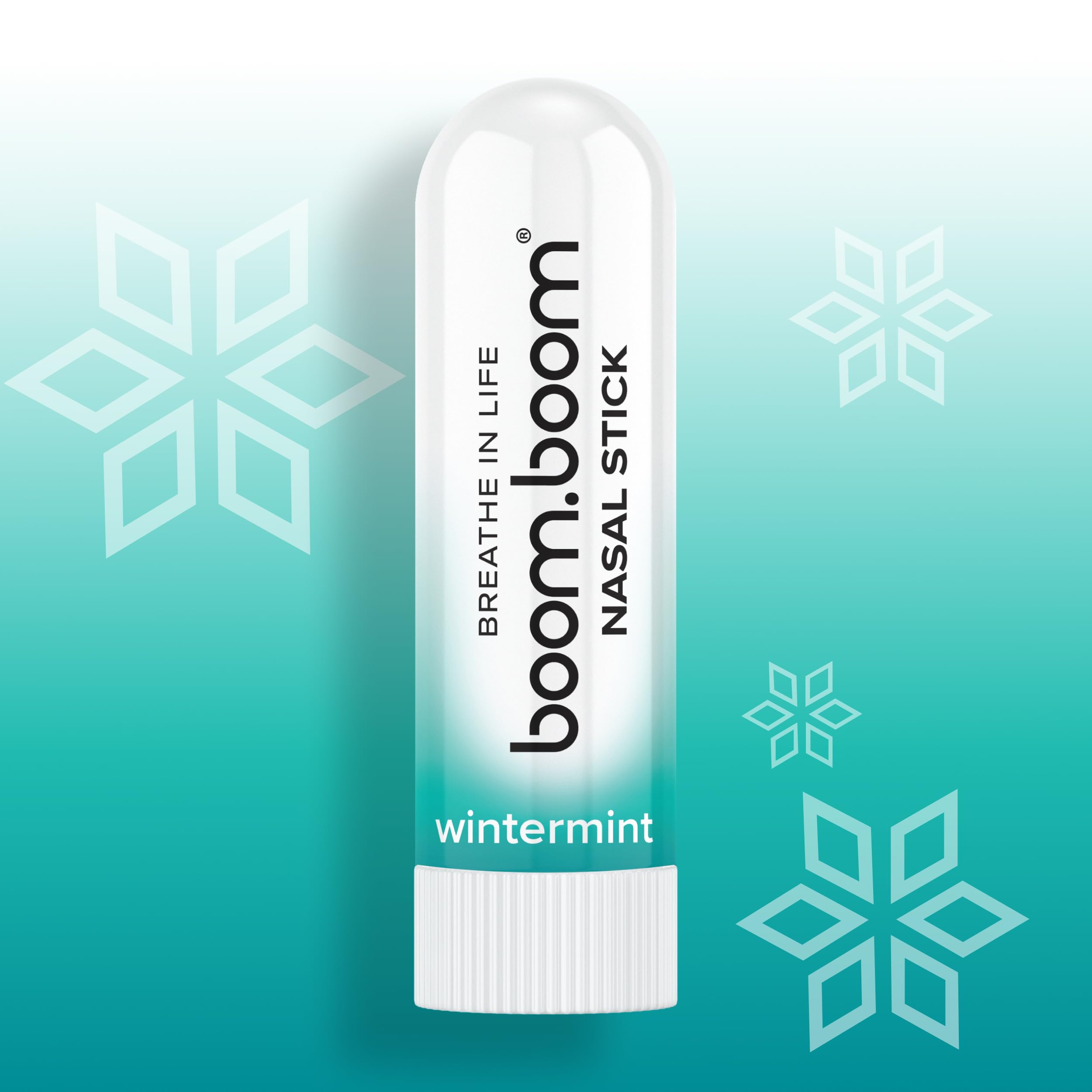 BoomBoom batonnet nasal: menthe hivernale pour une bouffée réconfortante.