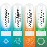 BoomBoom Nasal Stick compact et portable, facile à glisser dans une poche.