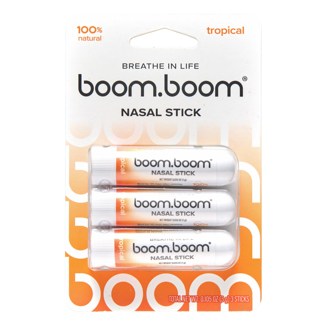 BoomBoom Stick nasal avec technologie Flux de Vapeur pour vapeurs puissantes et durables.
