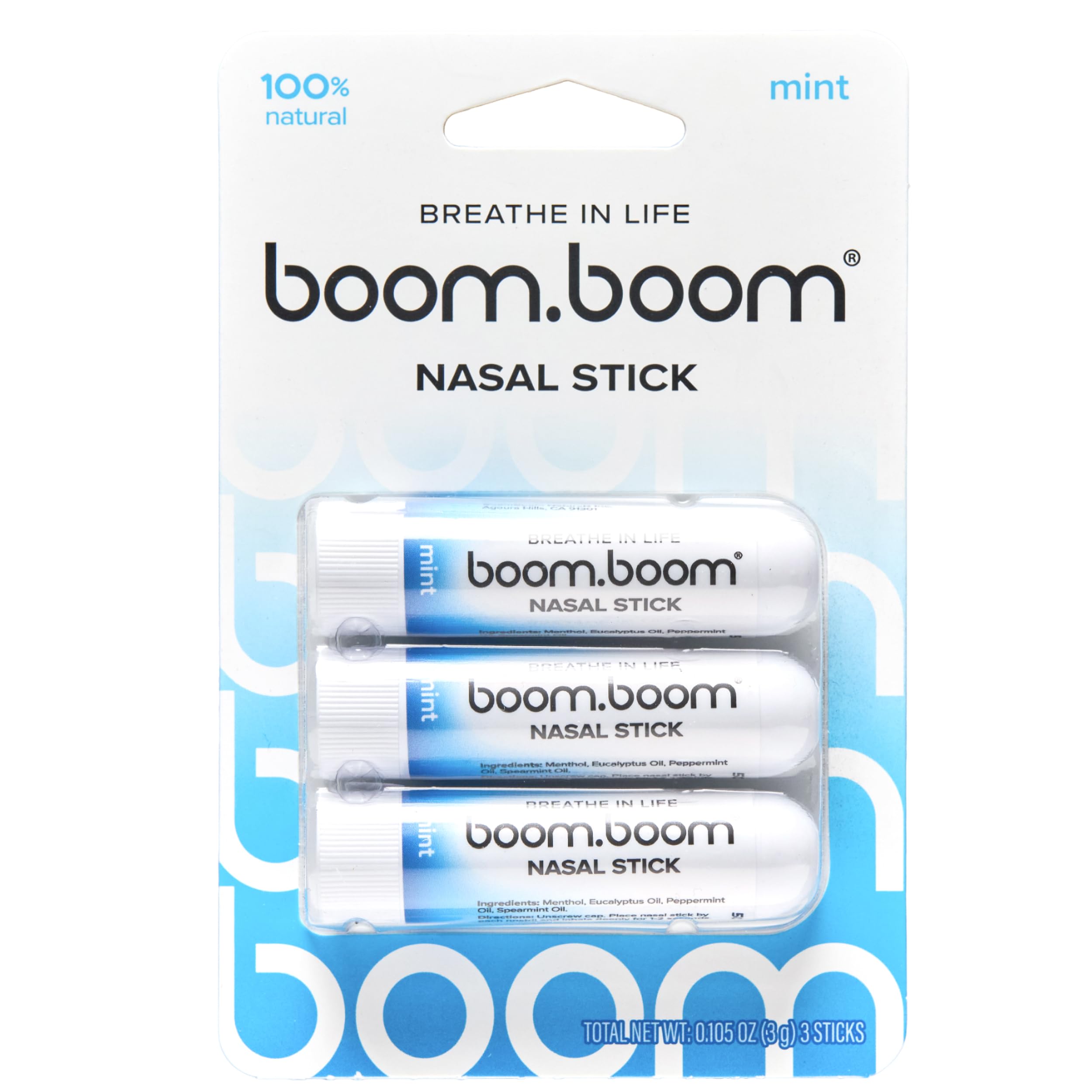 BoomBoom Nasal Stick utilise la technologie flux de vapeur pour respiration plus libre.