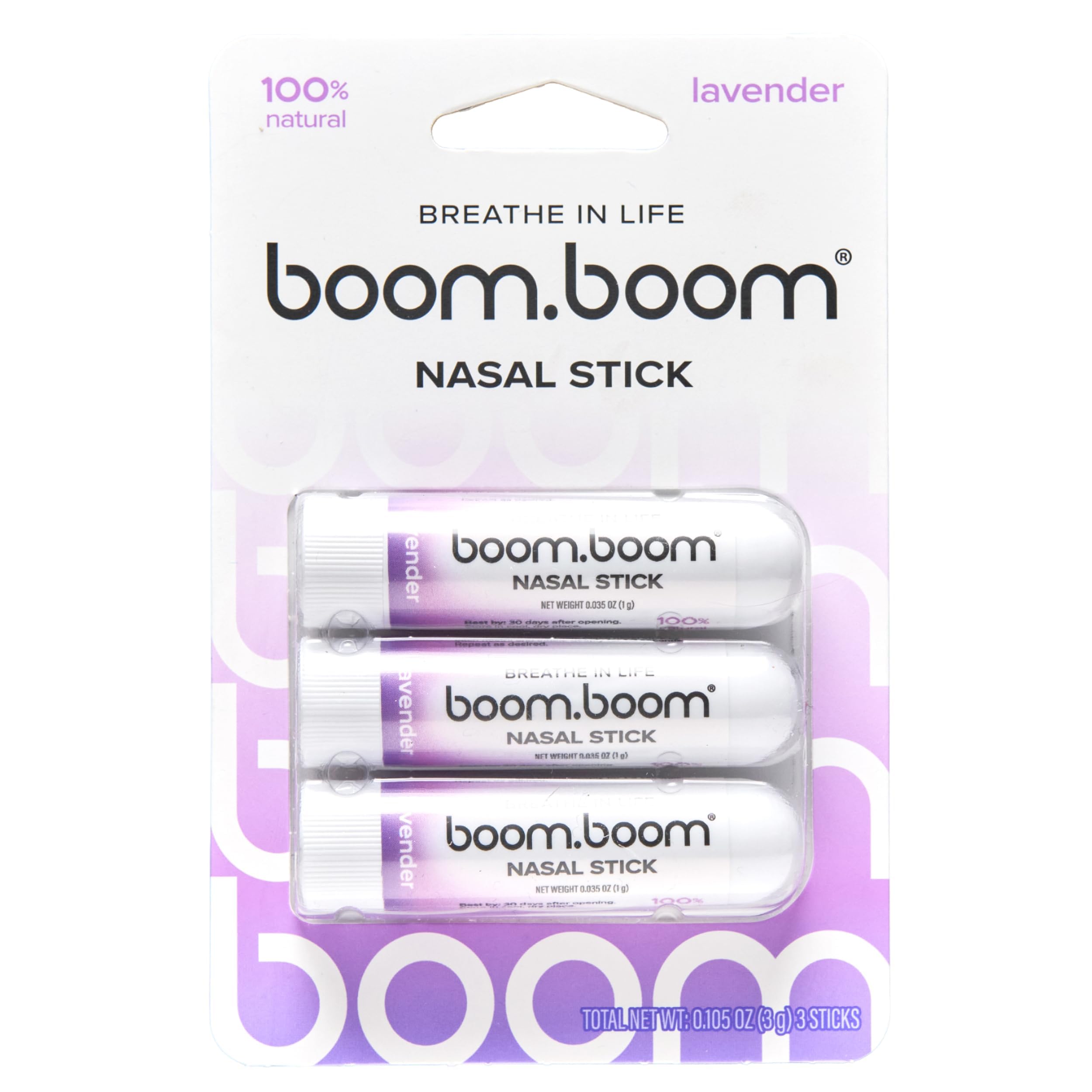 BoomBoom Stick nasal Flux-Vapor : inhalation puissante et durable