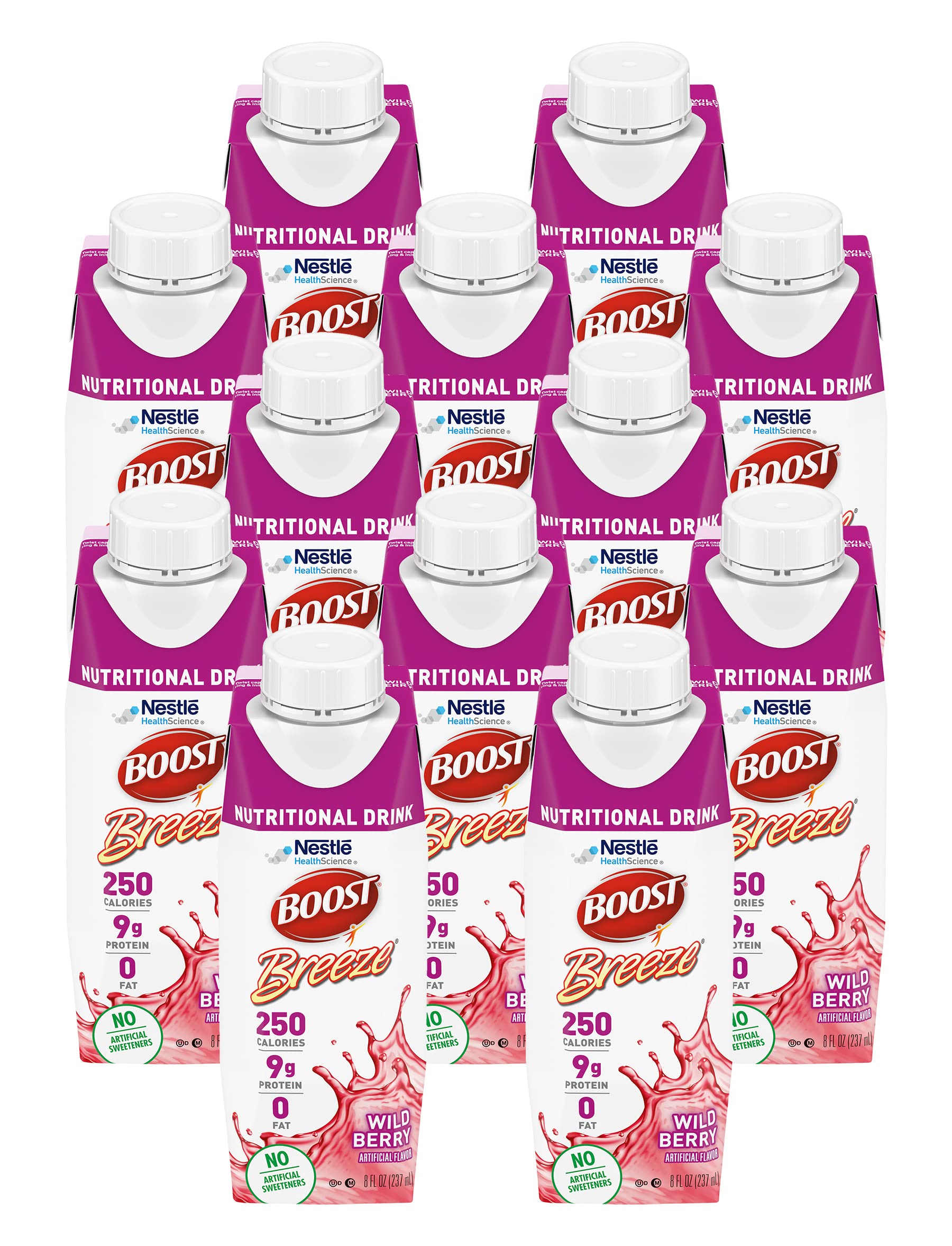 BOOST Breeze bouteille Wildberry: boisson nutritionnelle pratique pour les pauses