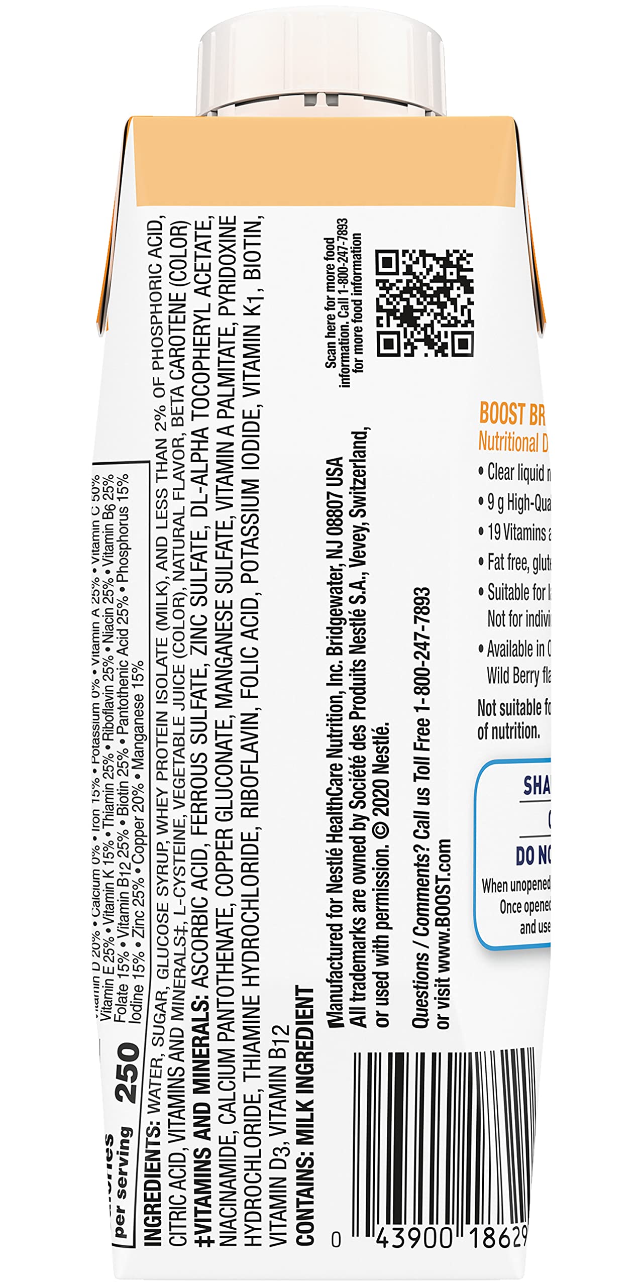 Boost Breeze protéine 9g, soutien nutritionnel pratique pour journées actives