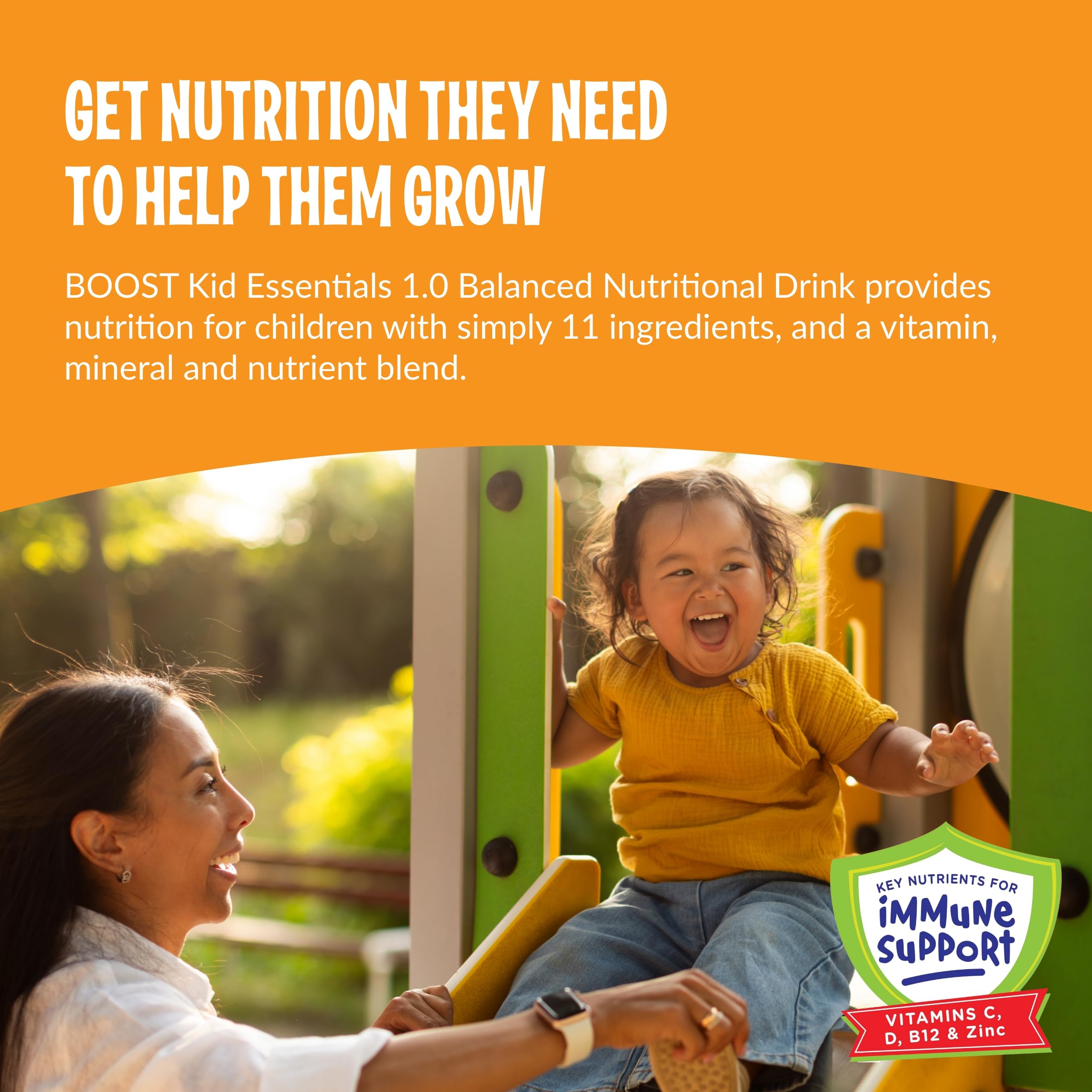 Doseur pratique inclus dans BOOST Kid Essentials Vanilla Vortex pour mesurer les portions.