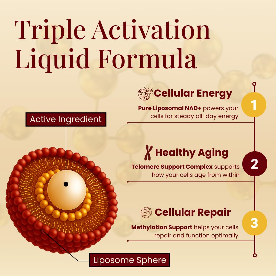 Boost Labs Liposomal NAD+ – clarté cognitive matinale.