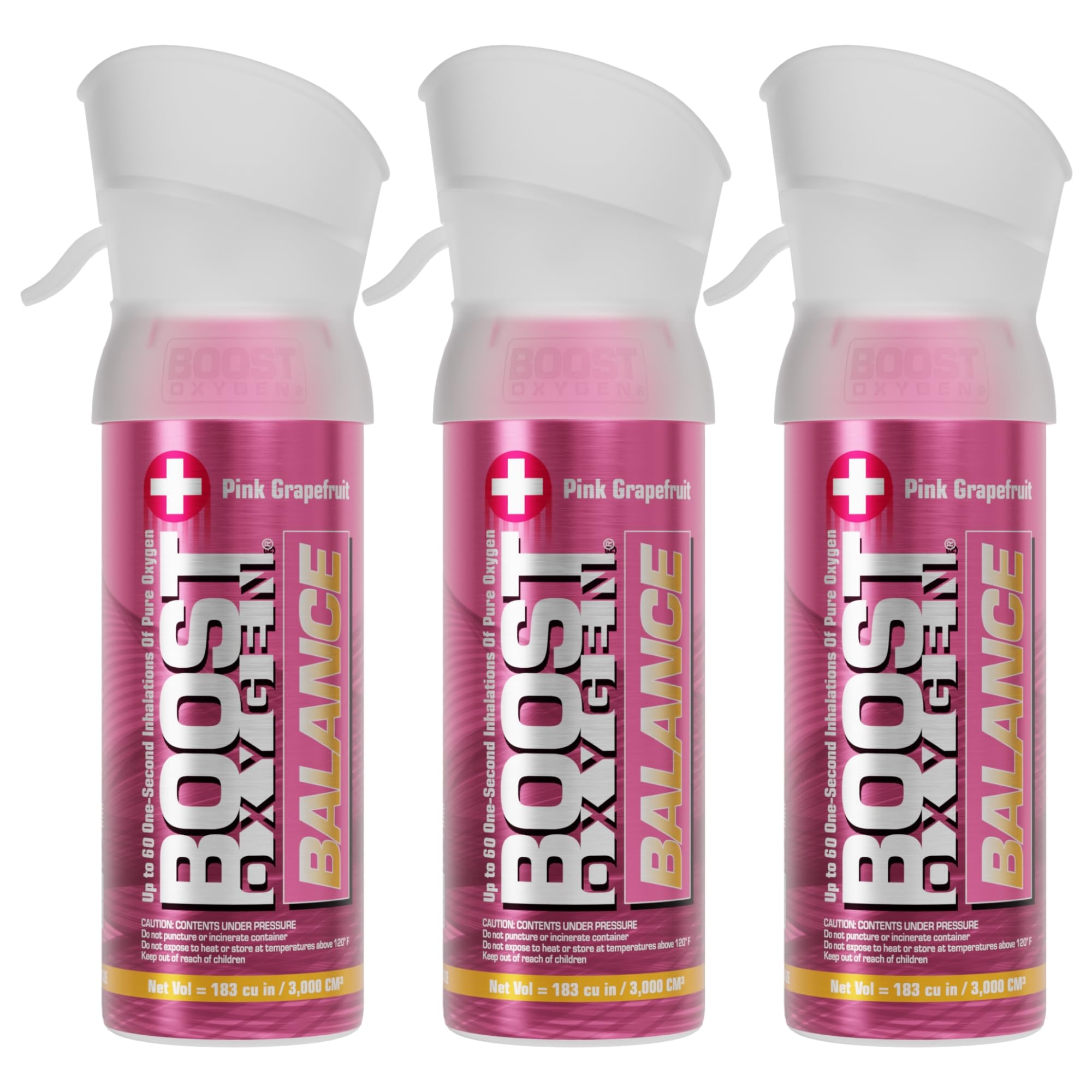 Boost Oxygen Balance – pochette rose-pamplemousse, respiration facilitée lors de déplacements.