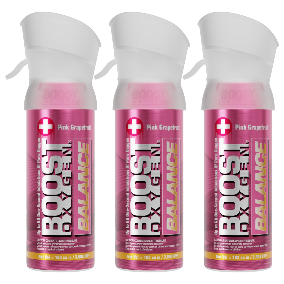 Boost Oxygen Balance – pochette rose-pamplemousse, respiration facilitée lors de déplacements.